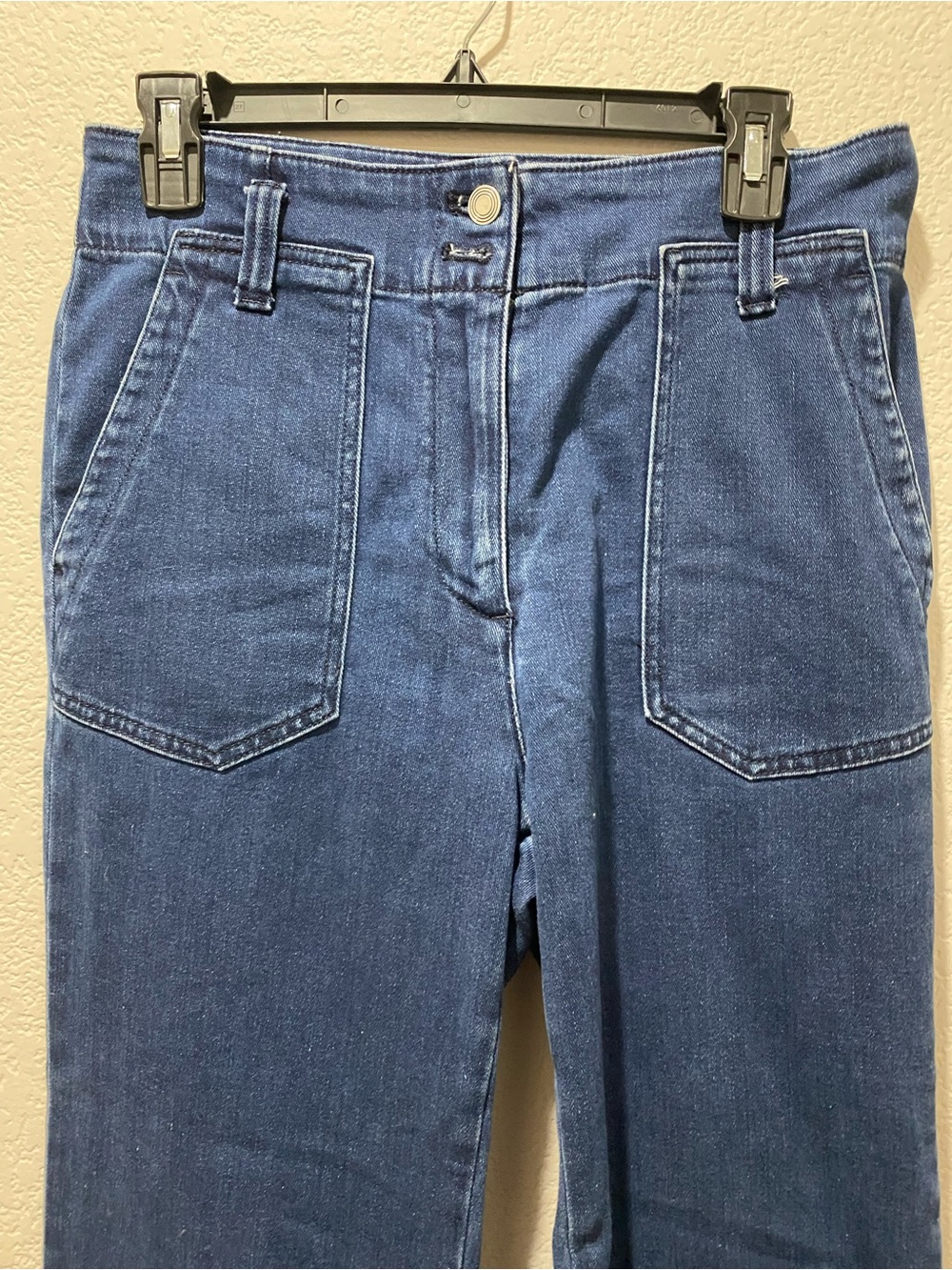 Maeve by Anthropologie The Naomi High-Rise Flared Wide-Leg Jeans size 30 - Picture 5 of 13